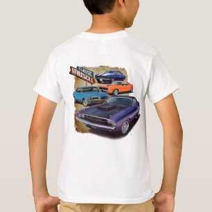 Camiseta Carros Musculares Americanos De Trás