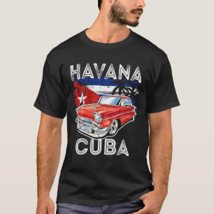 Camiseta Carros Musculares Clássicos Do Retro Vintage, Cuba