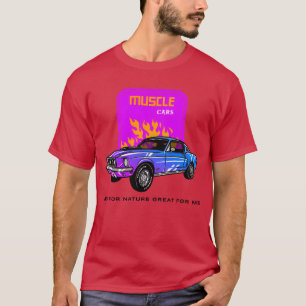 Camiseta Carros Potentes ruins para a Natureza Ótimos para