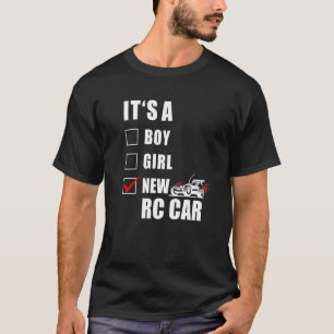 Camiseta Carros RC Controlados Remotos com Corrente RC