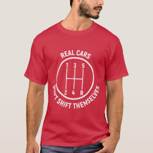 Camiseta Carros Reais Não Mudam Sozinhos Presente de corrid