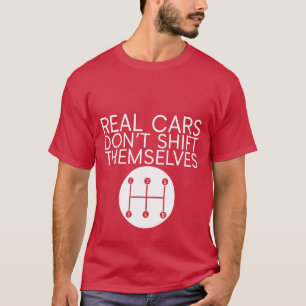 Camiseta Carros Reais Não Mudam Sozinhos presente retrô