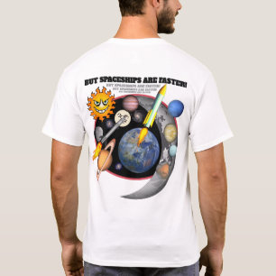 Camiseta Carros são Legal, mas espaçamentos são mais rápido