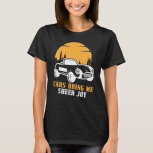 Camiseta Carros Trazem-me Sheer Joy ama Carros