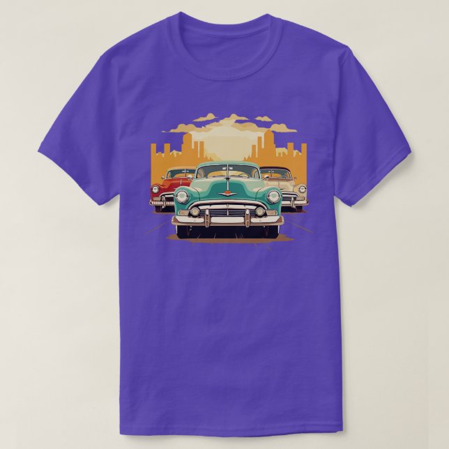 Camiseta Carros vintage (Frente do Design)