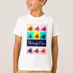Camiseta Carros vintage Reunindo Arte Pop