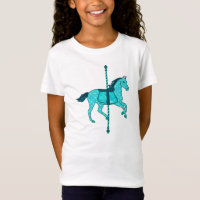 Carrossel Horse - Turquesa e Aqua