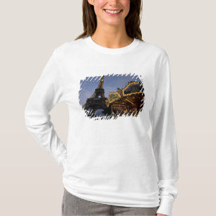 Camiseta Carrossel pela Torre Eiffel à noite,