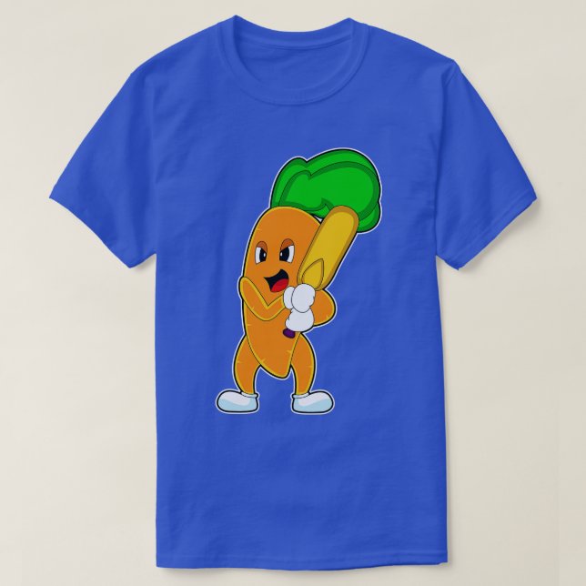 Camiseta Carrot Cricket Bat (Frente do Design)