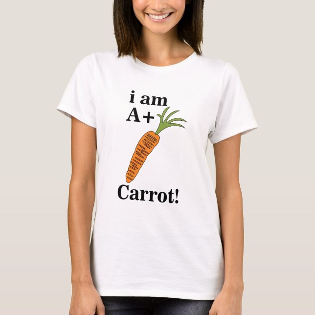Camiseta Carrot, eu sou um Carrot Engraçado (Frente)
