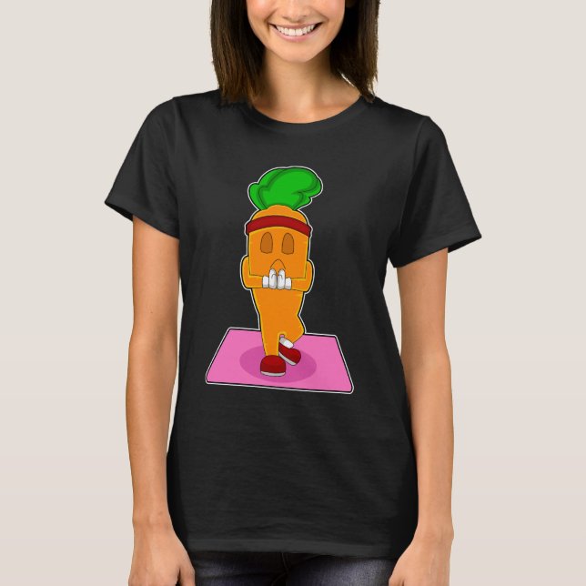 Camiseta Carrot Yoga Gymnastics (Frente)