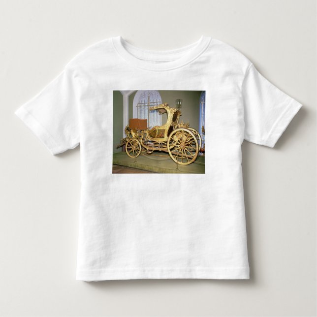 Camiseta Carruagem da gôndola da imperatriz Catherine II (Frente)
