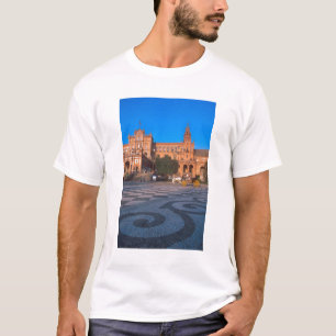 Camiseta Carruagem puxada a cavalo na Plaza de Espana em