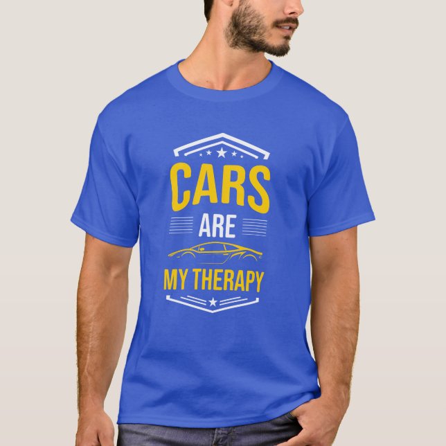 Camiseta Cars Are Myherapy Car Lovers Auto Mechanic Car ret (Frente)