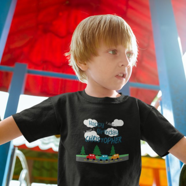 Camiseta Cars Kids Boy Birthday (Criador carregado)