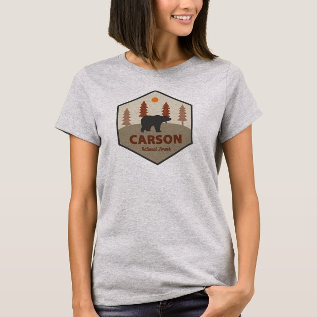 Camiseta Carson National Forest New Mexico Bear (Frente)