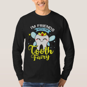 Camiseta Carta de Dentes Dentários da Fada do Dente