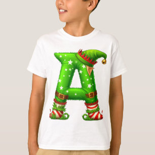 Camiseta Carta de Elfo de Natal Personagem de Desenho Anima