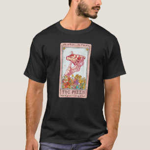 Camiseta Carta de Tarot de Pizza, Leitura de Tarot Cottagec