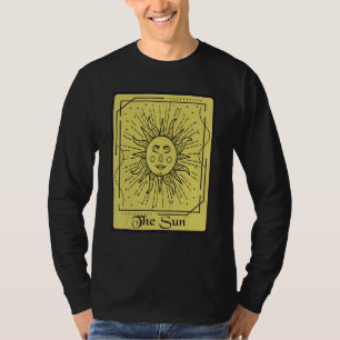 Camiseta Carta de Tarot O Sol Cartas Místicas Ocultas