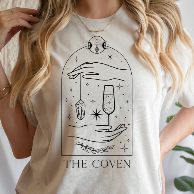 Camiseta Carta Mística de Tarot A Despedida de Solteira do  (Criador carregado)