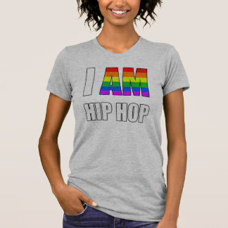 CAMISETA "CARTA SUPERIOR ARCO-ÍRIS 'EU SOU HIP HOP'"