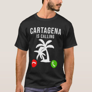 Camiseta Cartagena Chama Férias Engraçadas De Souvenir Holi