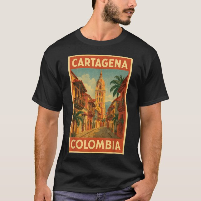 Camiseta Cartagena Colômbia (Frente)