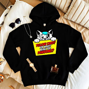 Camiseta Cartão Amarelo de Gato Hilário e Incrível - Esport