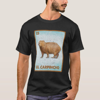 Camiseta Cartão Capybara Mexicano El Carpincho