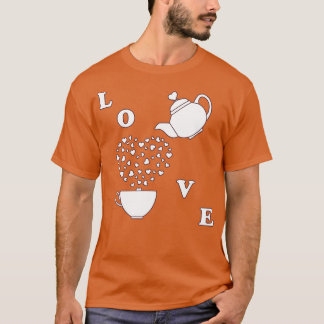 Camiseta Cartão comemorativo Valentinex27s Dia da chaleira