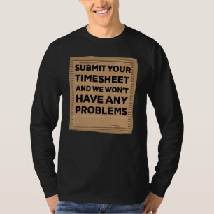 Camiseta Cartão de Apreciação do Funcionário da Equipe Espe