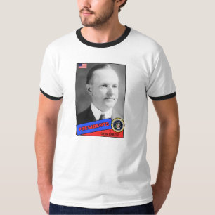 Camiseta Cartão de beisebol de Calvin Coolidge