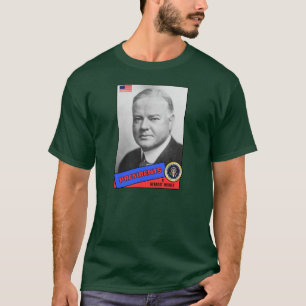 Camiseta Cartão de beisebol de Herbert Hoover
