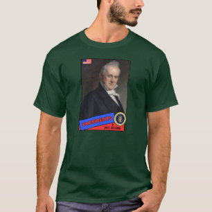 Camiseta Cartão de beisebol de James Buchanan