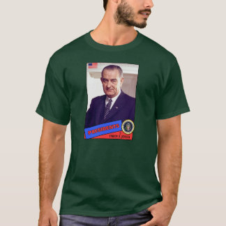 Camiseta Cartão de beisebol de Lyndon B. Johnson