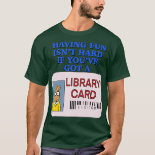 Camiseta Cartão de biblioteca