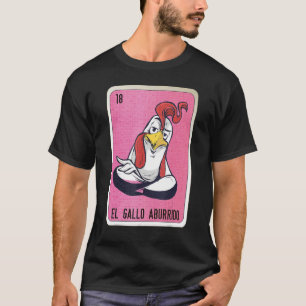 Camiseta Cartão de Bingo da Loteria de Gíria Mexicana El Ga