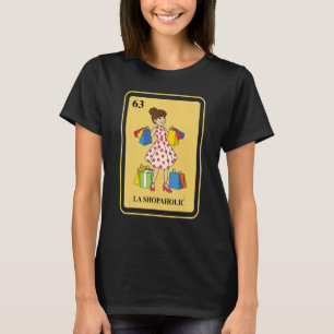 Camiseta Cartão de Bingo Tradicional da Compradora Mexicana