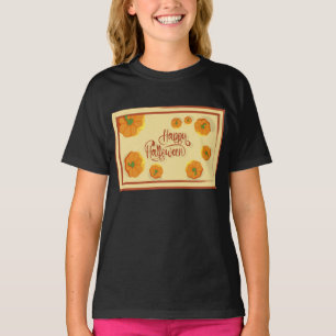 Camiseta Cartão de boas-vindas Feliz Halloween