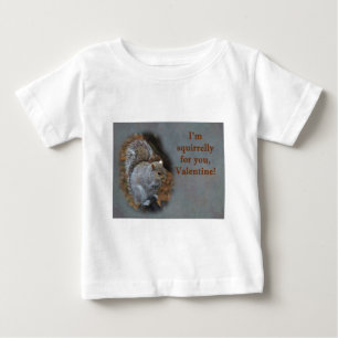 Camiseta Cartão de Dia dos Namorados de Esquilo