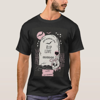 Camiseta Cartão de Dia dos Namorados engraçado e anti-român