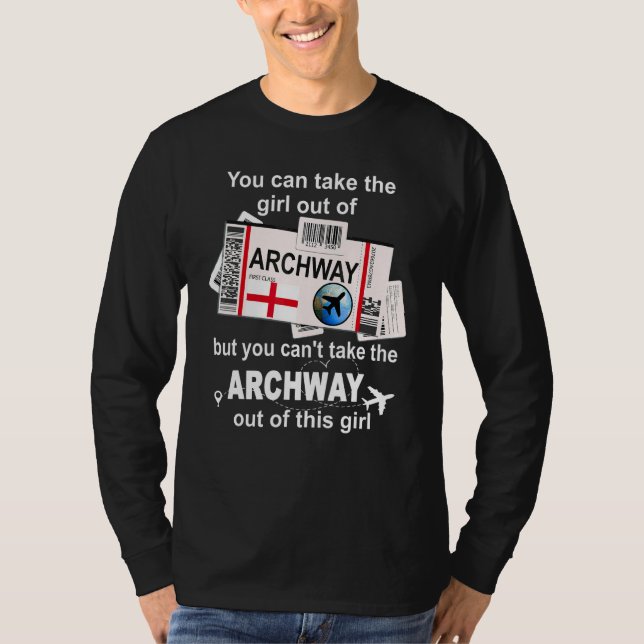 Camiseta Cartão de Embarque Arcada Garota da Arcada Arcada (Frente)