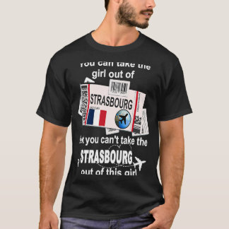 Camiseta Cartão de Embarque de Estrasburgo Garota de Estra