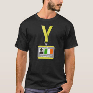 Camiseta Cartão de identidade irlandês o irlandês mais incr