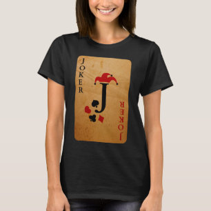 Camiseta Cartão de Joker - Traje de Halloween