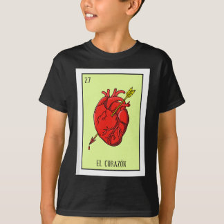 Camiseta Cartão de Loteria da Loteria da Loteria do Corazon