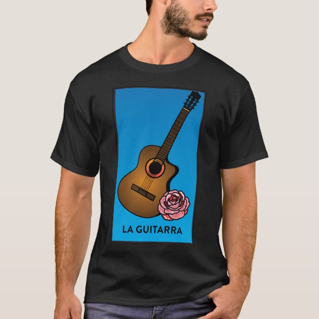 Camiseta Cartão de Loteria La Guitarra (O Violão) (Frente)