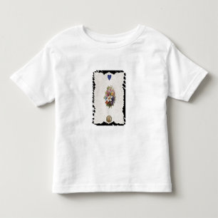 Camiseta Cartão de namorados que representa as flores, c.18