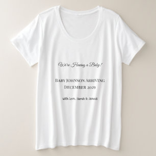 Camiseta Cartão de Revenda de Bebê Personalizado